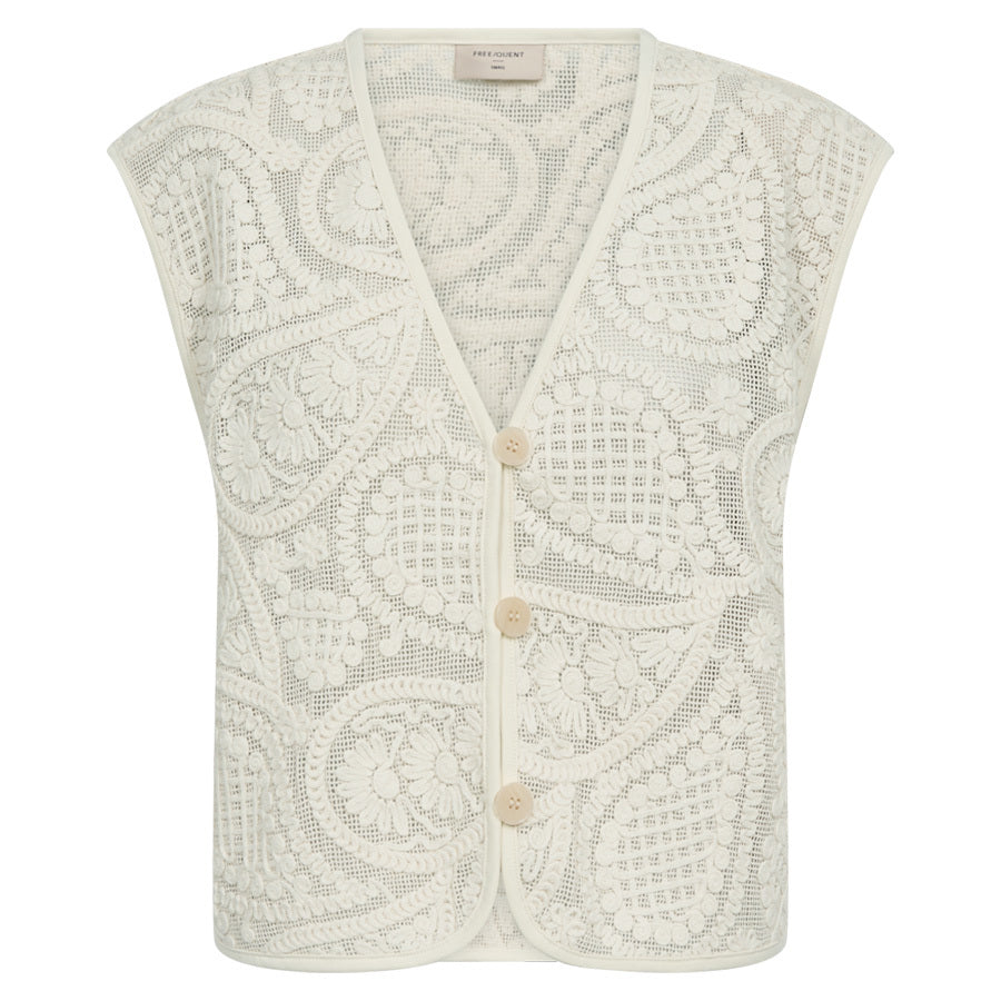FREEQUENT GILET CROSSY MOONBEAM