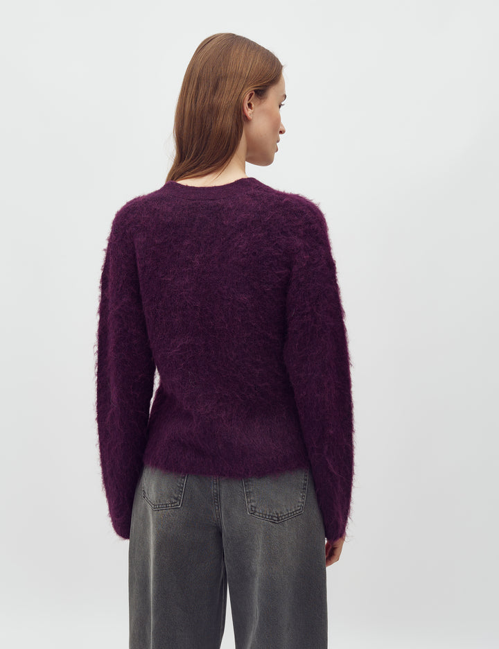 MBYM VEST CONNI BLACKBERRY WINE