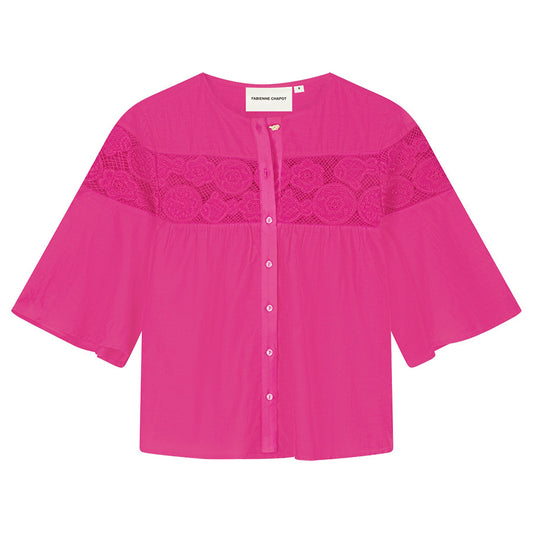 FABIENNE CHAPOT TOP KRISTEL FLASHY PINK