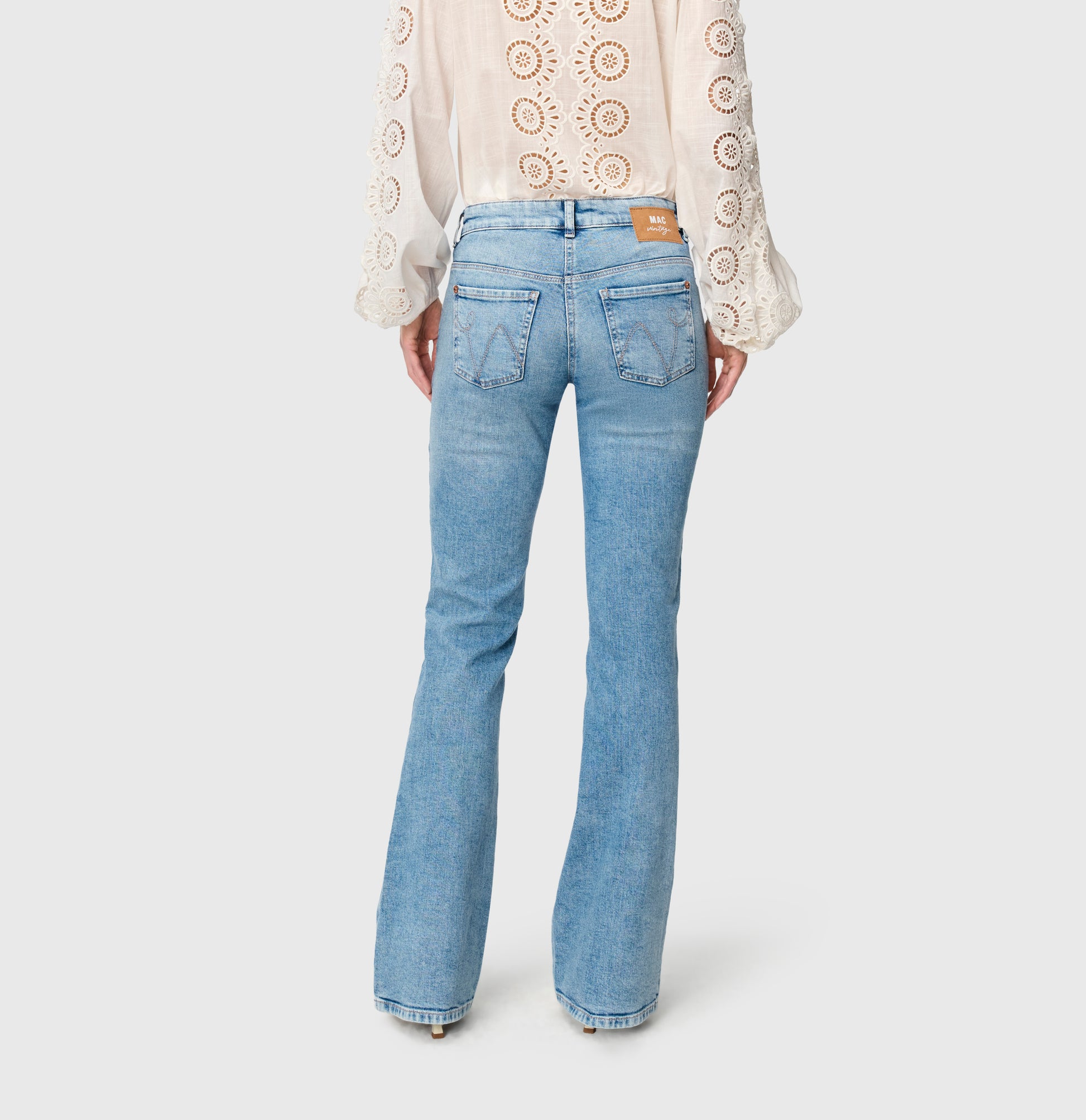 MAC JEANS DETROIT FLARED 90'S COOL WASH