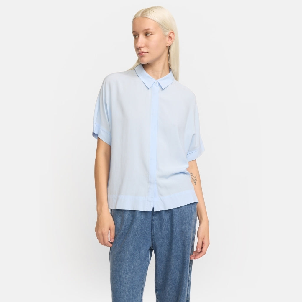 SOFT REBELS BLOUSE FREEDOM CASHMERE BLUE