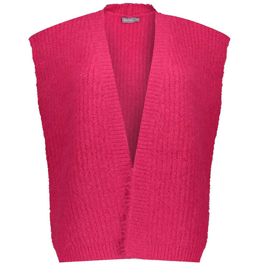 GEISHA GILET ZACHTE STRUCTUUR 000445