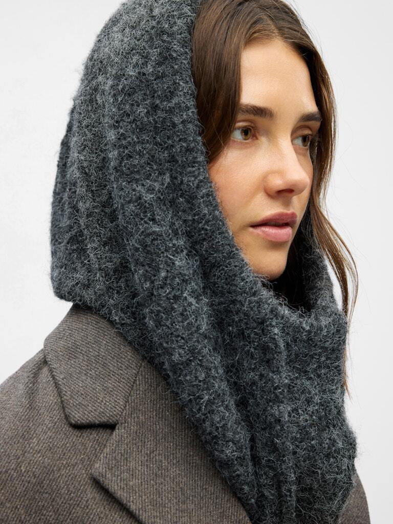 OBJECT BALACLAVA MILU DARK GREY MELANGE