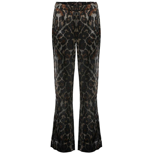 GEISHA BROEK ANIMAL PRINT GREY/BRONZE
