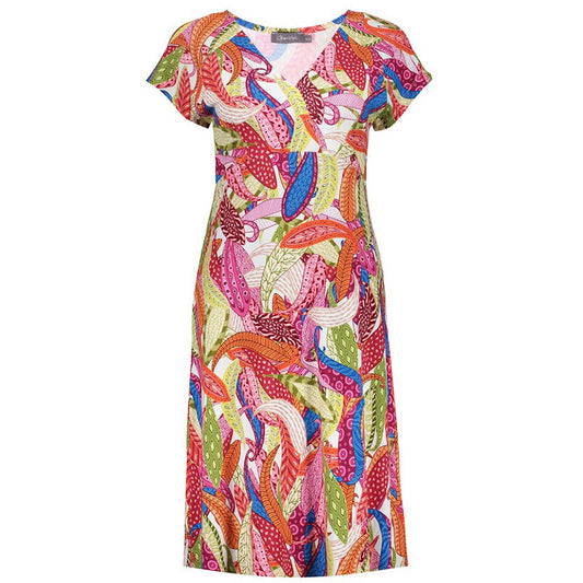 GEISHA JURK JUNE ORANGE/PINK