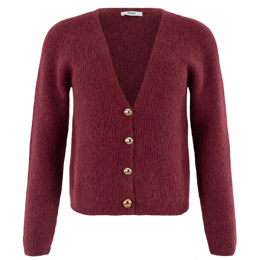 ANNA VEST DARK BLUSH