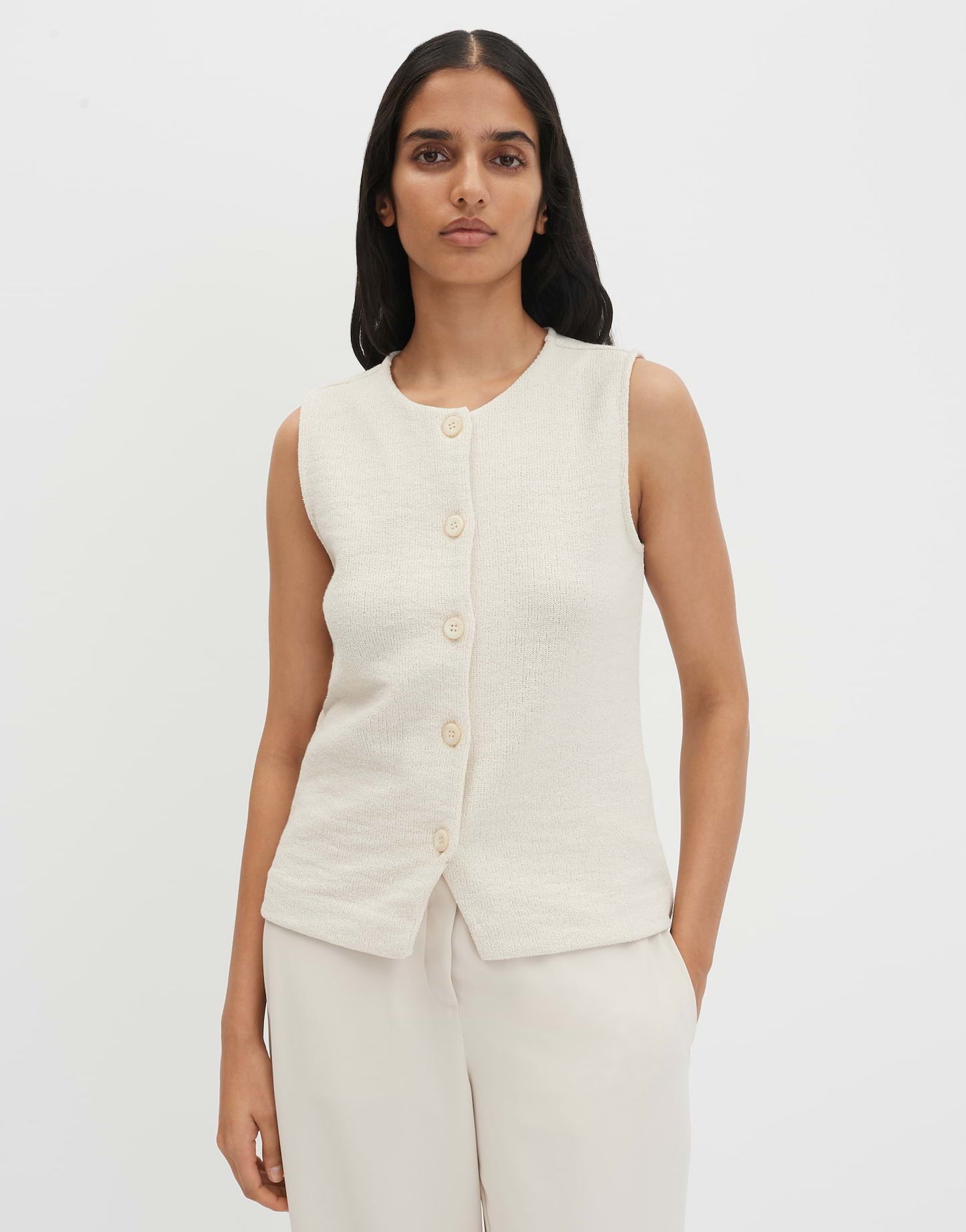 SOMEDAY GILET ULIDA NATURAL GLAZE