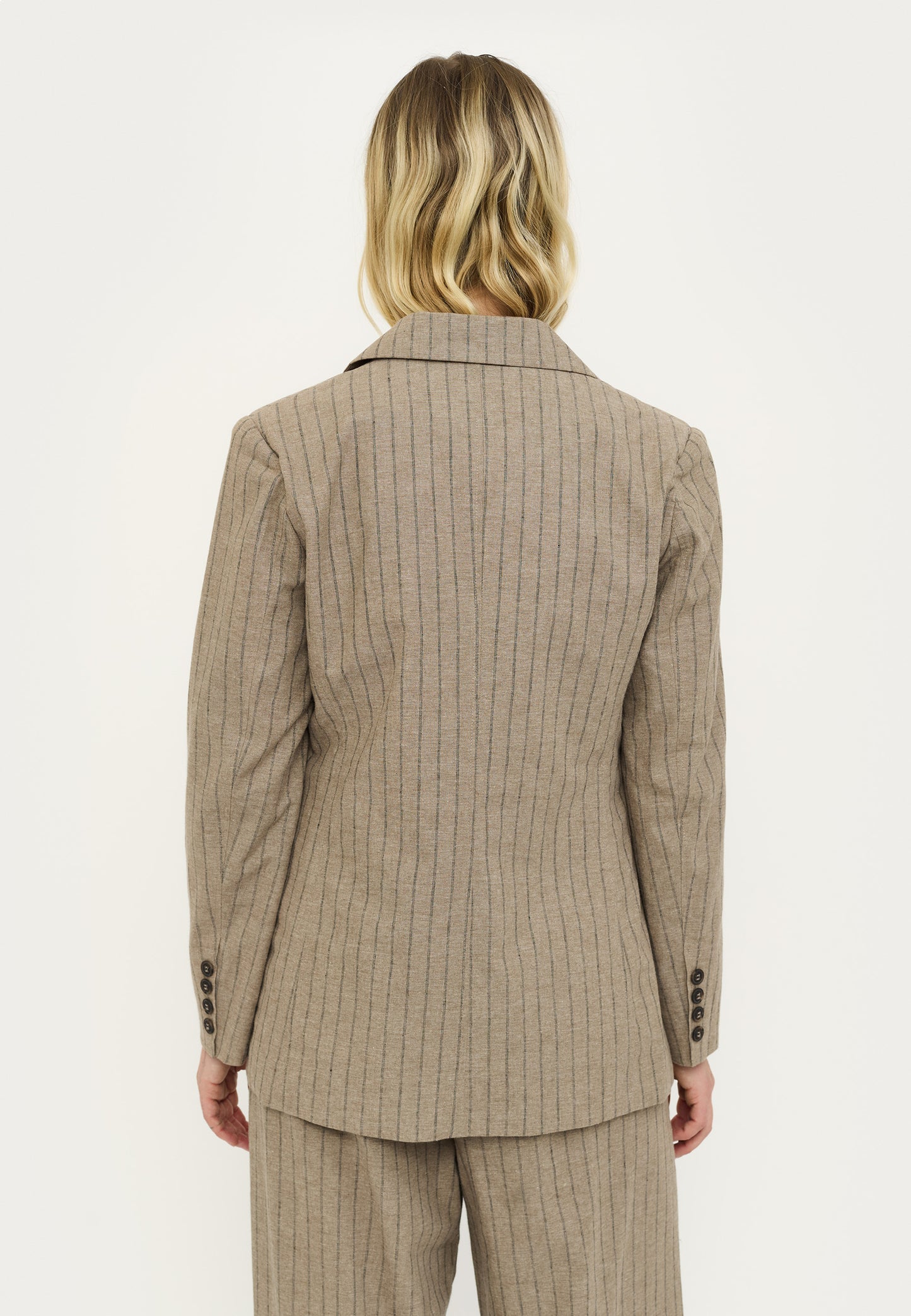 SOFT REBELS BLAZER MARJA GREIGE MELANGE
