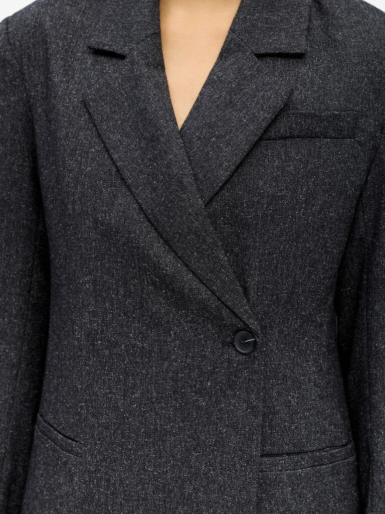 OBJECT BLAZER DUBBELE KNOPEN BLACK