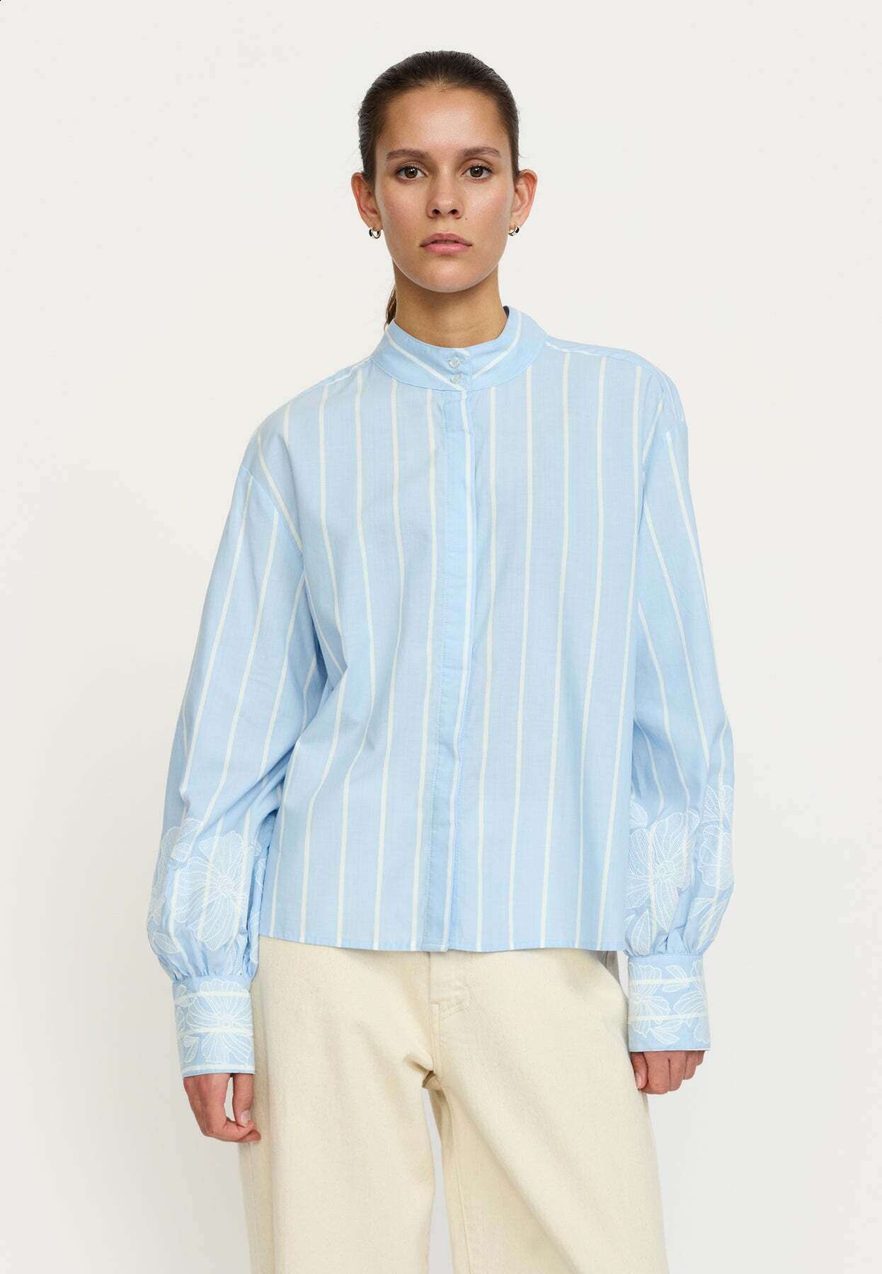 SOFT REBELS BLOUSE KIRI WINDSURFER/SNOW WHITE STRIPE