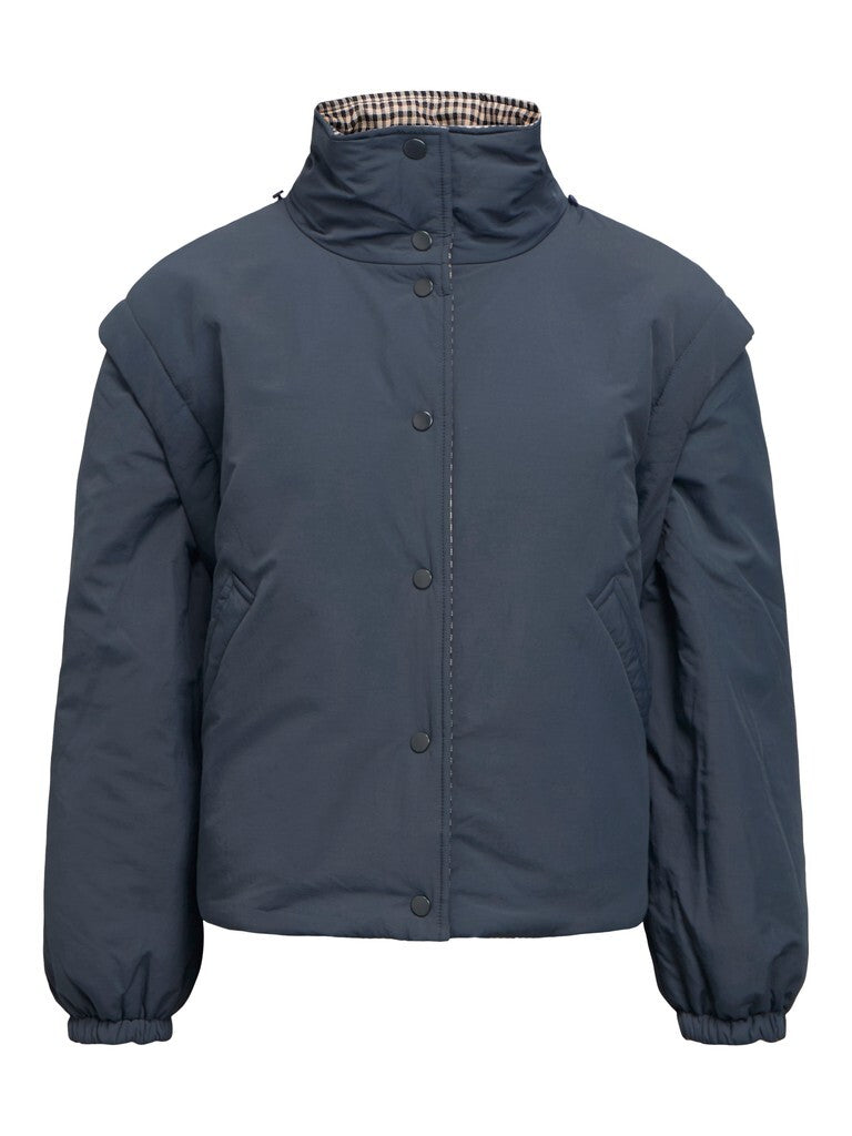 OBJECT JAS TIMIA RAVEN/MACADEMIA WITH BLACK CHECKS<BR />