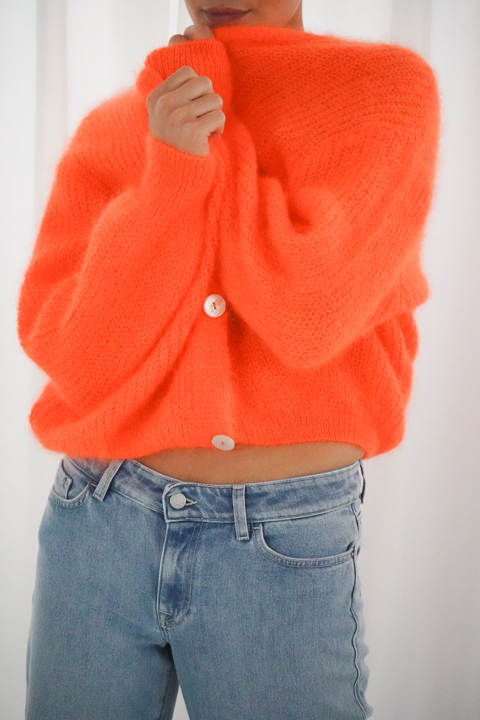 TWNS THE LABEL VEST ERIE NEON ORANGE