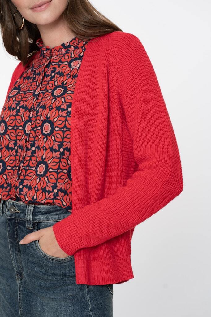 GEISHA VEST BASIC RED