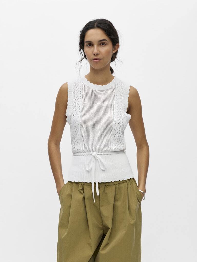 OBJECT TOP JEANY WHITE