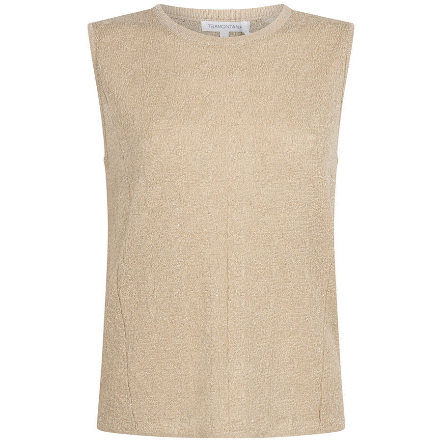 TRAMONTANA TOP LUREX PEBBLE