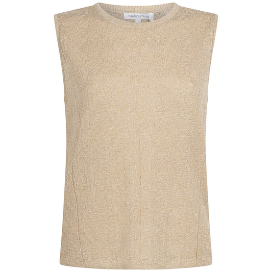 TRAMONTANA TOP LUREX PEBBLE