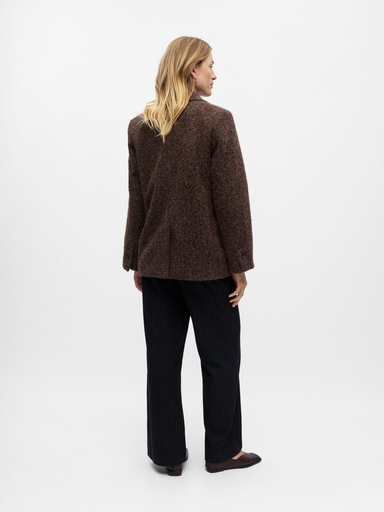 OBJECT BLAZER CELINA SEAL BROWN
