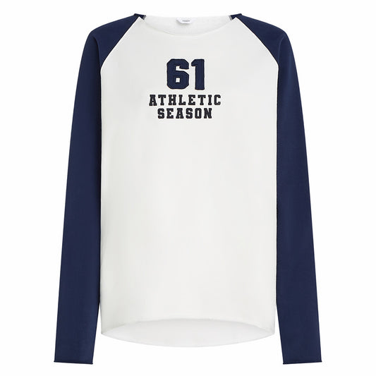 PENN&INK SWEATER PRINT ECRU NIGHT