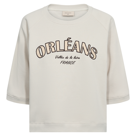 FREEQUENT SWEATER KAMELA MOONBEAM/BOULDER