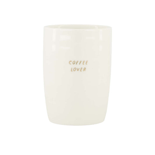 ZUSSS KOFFIEMOK COFFEE LOVER WIT/GOUD