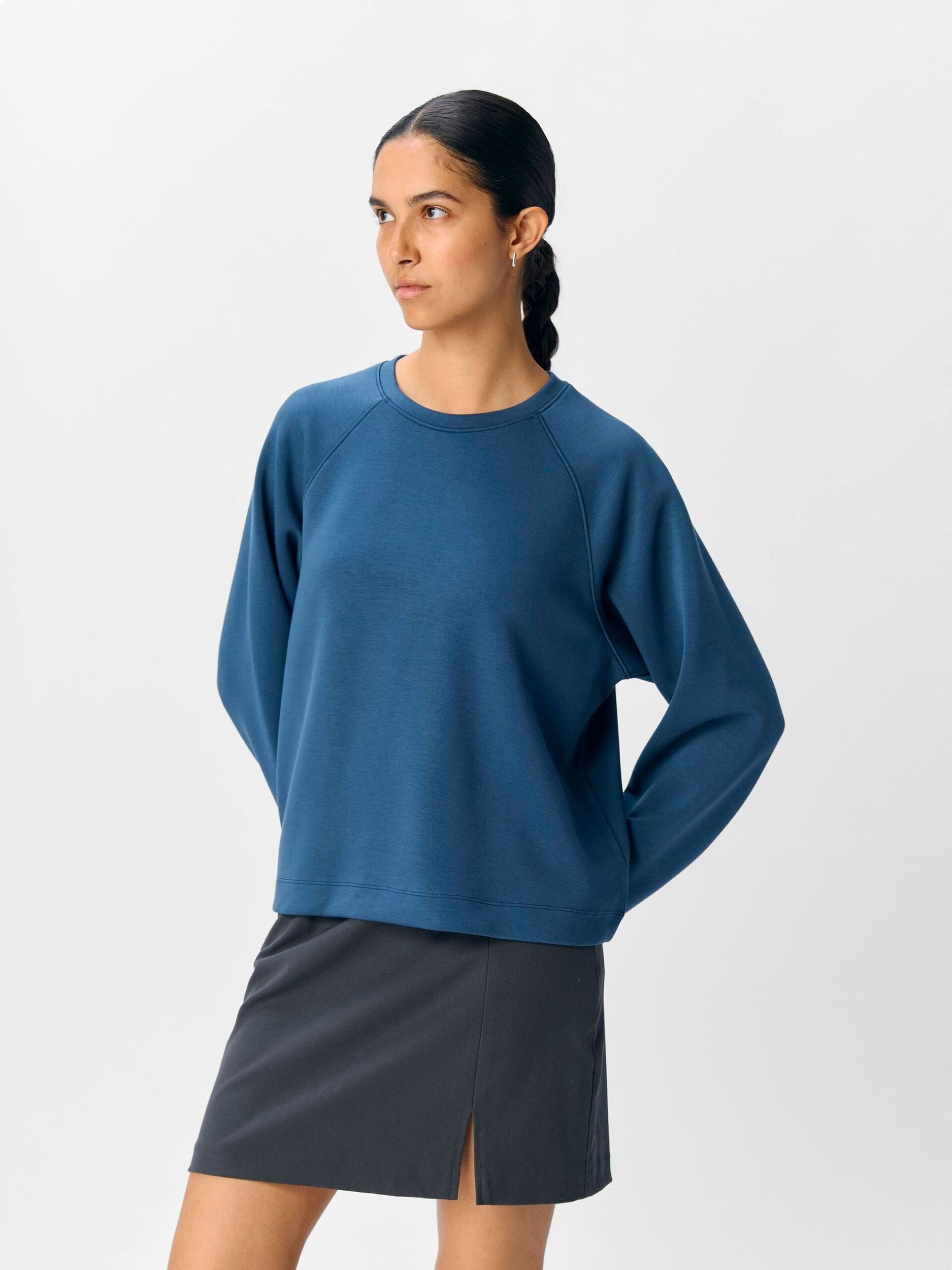 OBJECT SWEATER ANDREA DARK DENIM