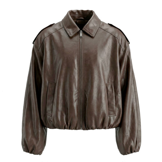 WITHBLACK JACKET ISABEL DARK BROWN