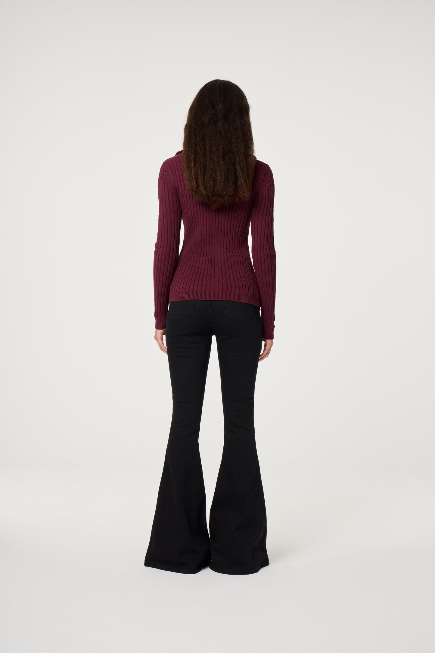FABIENNE CHAPOT VEST VESTA DEEP BURGUNDY