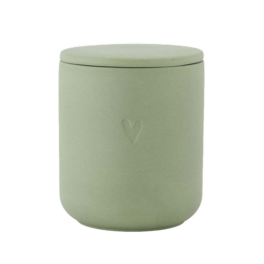 ZUSSS GEURKAARS KERAMIEK HARTJE GROEN