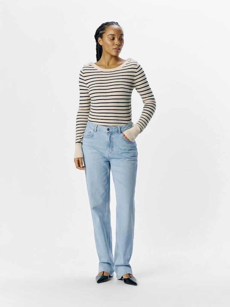 OBJECT JEANS SAVA ELLEN LIGHT BLUE DENIM/WASHED