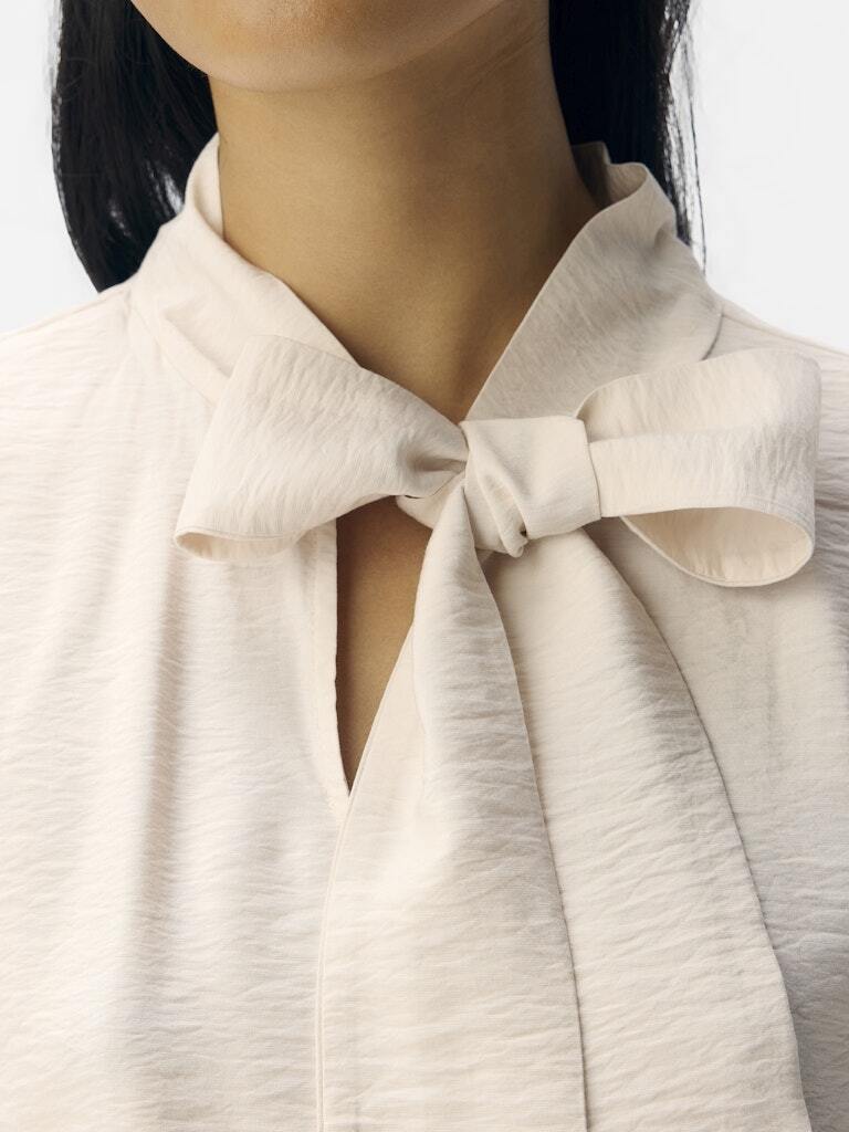 OBJECT BLOUSE JACIRA WHITE SAND