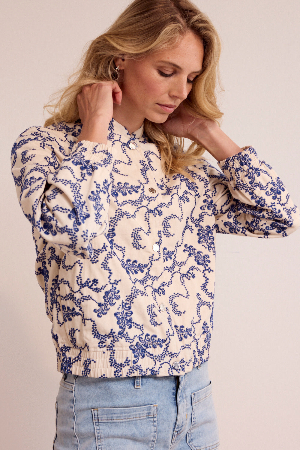 TRAMONTANA JACKET PRINT STONE