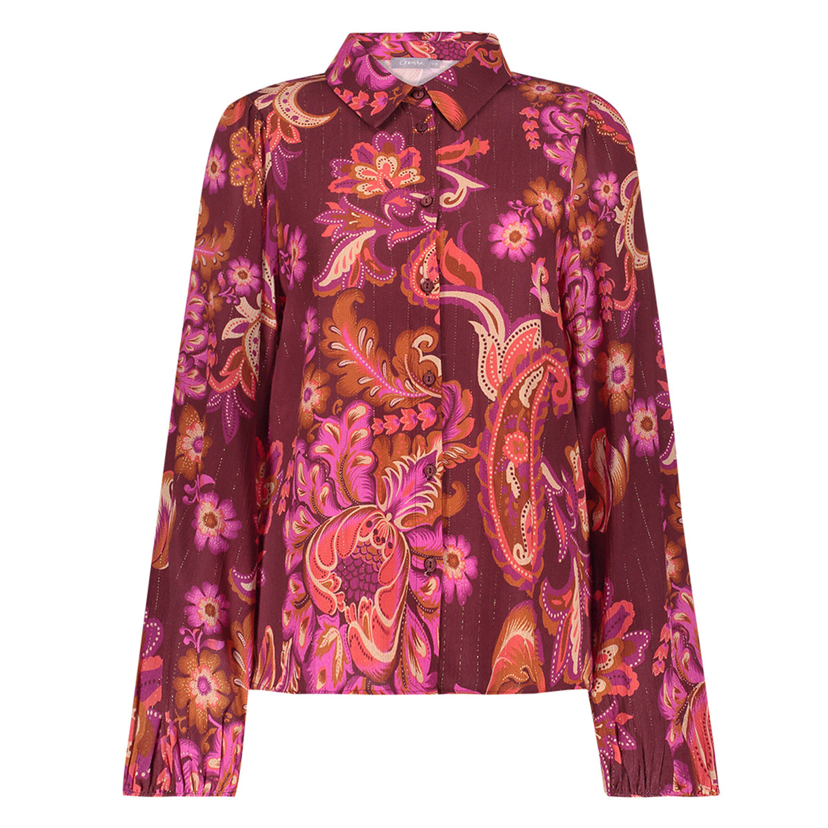GEISHA BLOUSE FUCHSIA/FLORAL