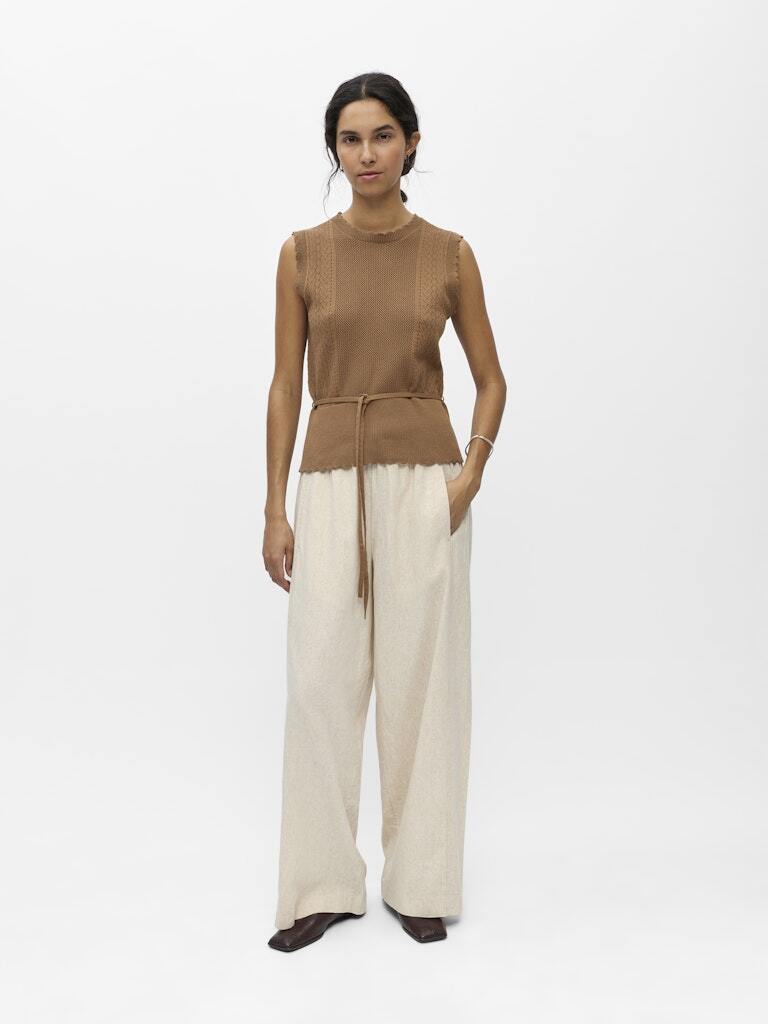 OBJECT TOP JEANY TOASTED COCONUT/MELANGE