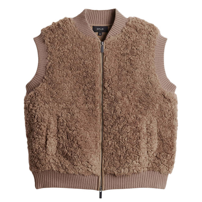 OPUS BODYWARMER GASTE LIGHT MOCCA