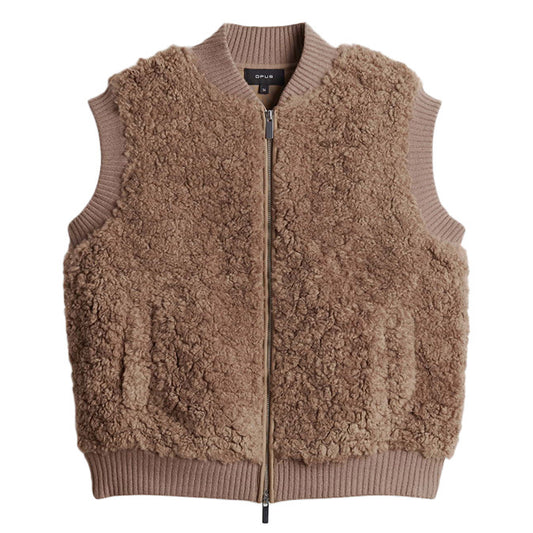 OPUS BODYWARMER GASTE LIGHT MOCCA