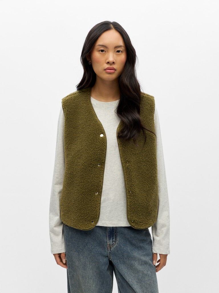 OBJECT GILET ELLA MARTINI OLIVE