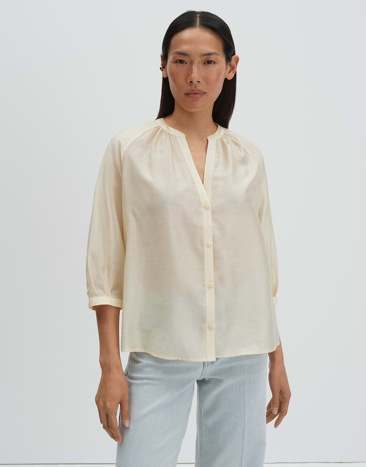 SOMEDAY BLOUSE ZAMIDA BUTTERCREAM