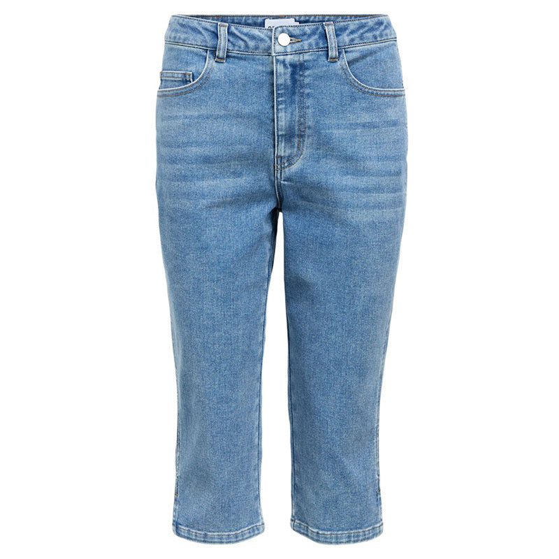 OBJECT CAPRI JEANS CARO MEDIUM BLUE DENIM