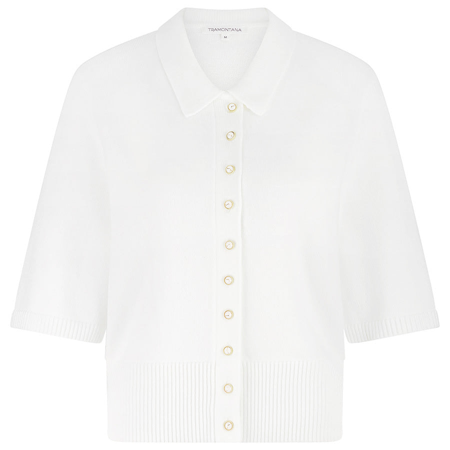 TRAMONTANA VEST POLO OFF-WHITE