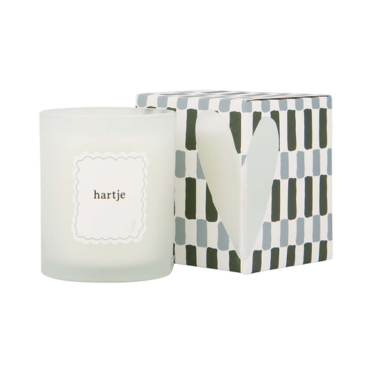 ZUSSS GEURKAARSJE KERAMIEK HARTJE WIT/ZILVER