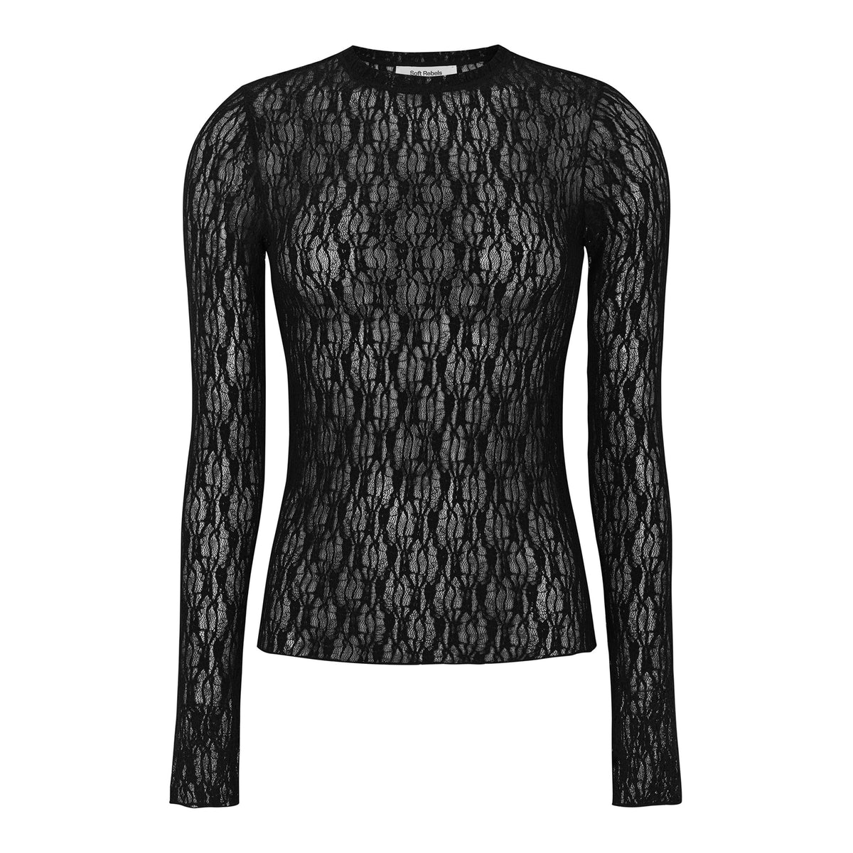 SOFT REBELS TOP OLENA BLACK