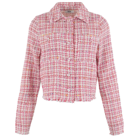 ANNA BLAZER MET RUIT RED DESSIN