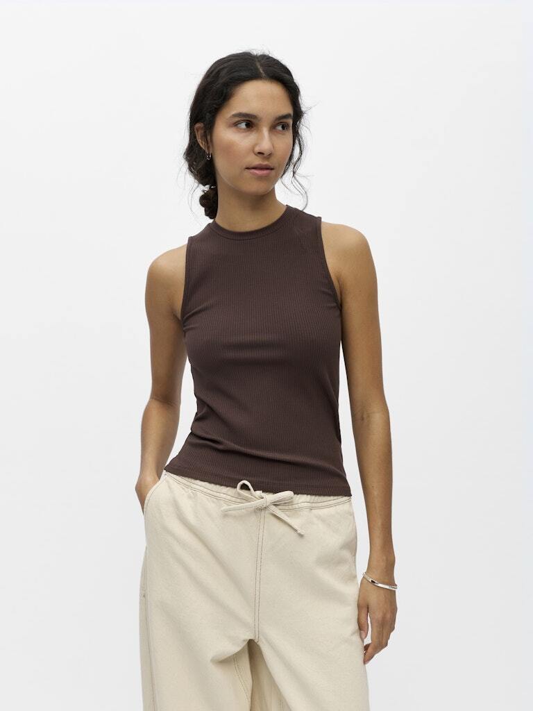 OBJECT TANKTOP JAMIE SEAL BROWN