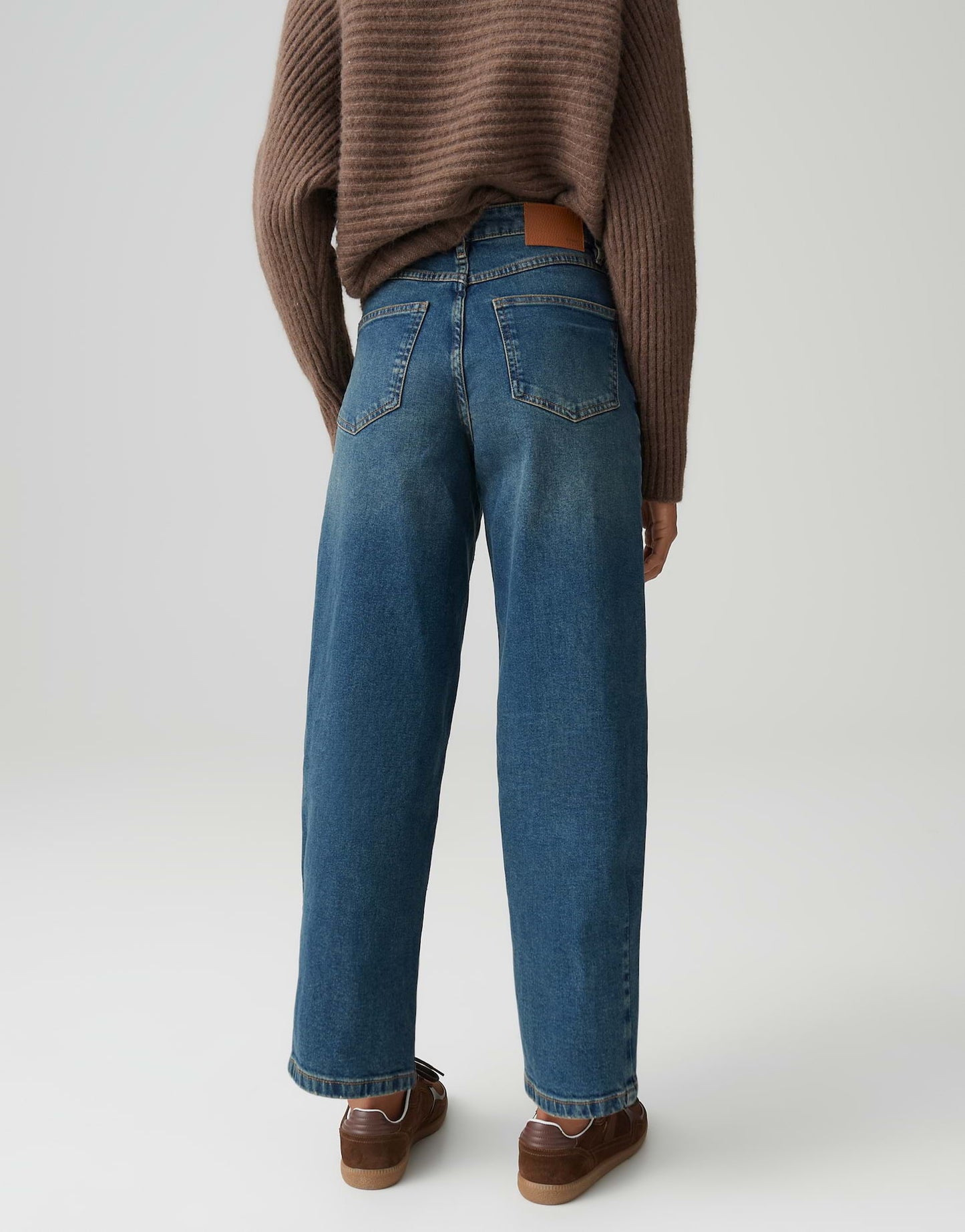 OPUS JEANS LOLAH MODERN BARREL MID RETRO BLUE