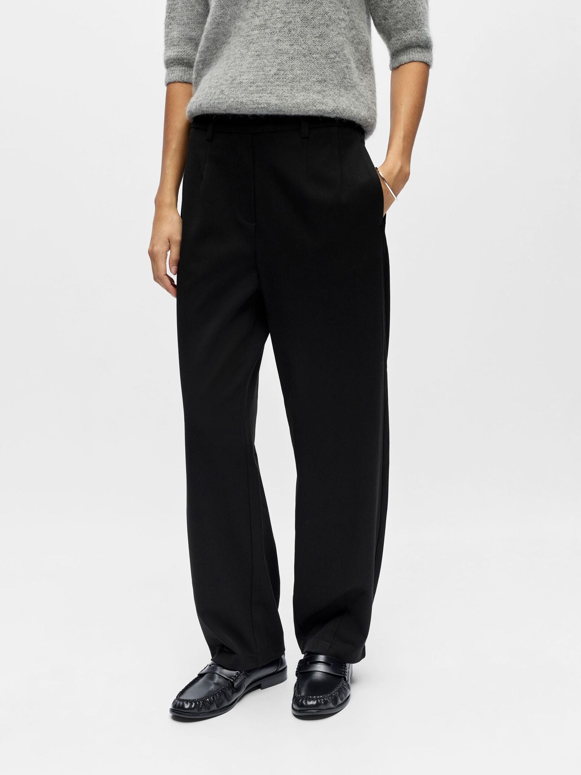 OBJECT BROEK LISA BARREL BLACK