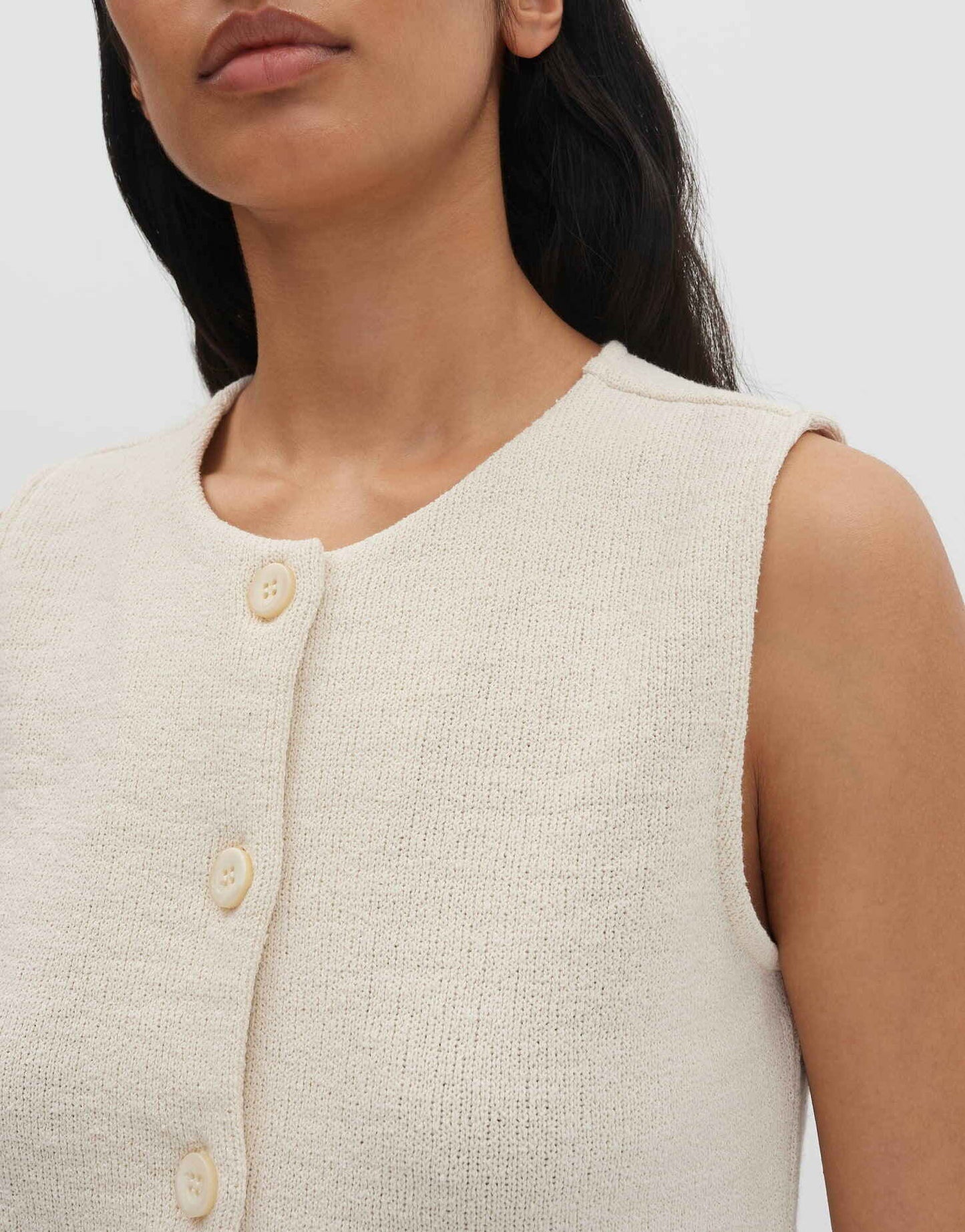 SOMEDAY GILET ULIDA NATURAL GLAZE