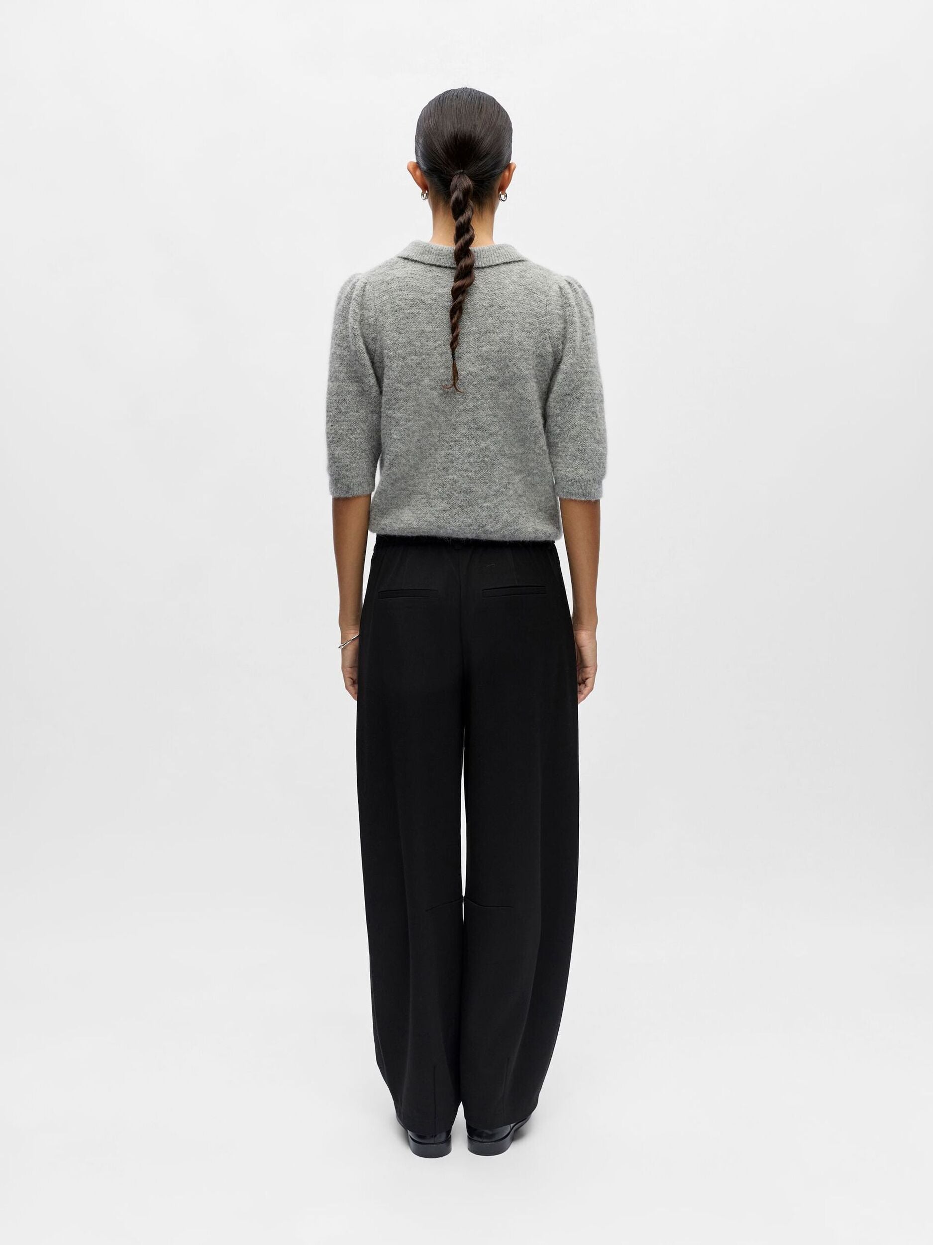 OBJECT BROEK LISA BARREL BLACK