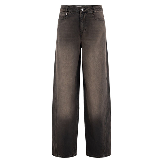 ANNA JEANS BONNIE BLACK/BROWN SOLID