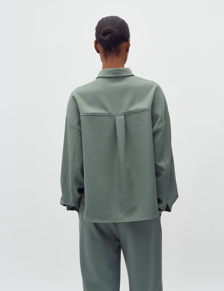 MBYM BLOUSE LEVYA ICEBERG GREEN MELANGE