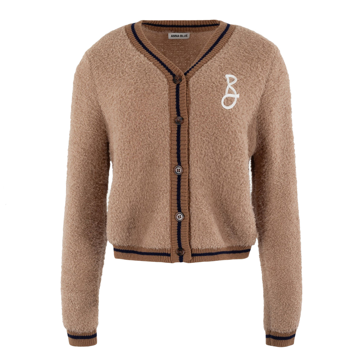 ANNA BLUE VESTJE LAURYN CAMEL